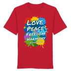 Peace-Shirt • Love Peace Freedom Harmony • Bio-Unisex-T-Shirt