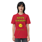 Geburtstagsshirt Happy Birthday and all the best • Bio-Unisex-T-Shirt