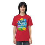 Peace-Shirt • Love Peace Freedom Harmony • Bio-Unisex-T-Shirt