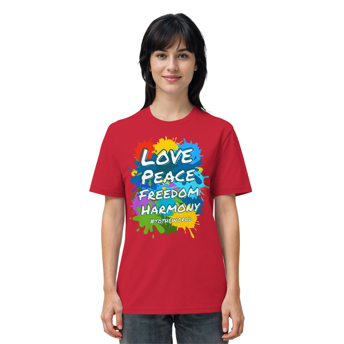Peace-Shirt • Love Peace Freedom Harmony • Bio-Unisex-T-Shirt