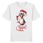 Lustiges Weihnachtsshirt • Santa Chicken Cheers! • Bio-Unisex-Shirt