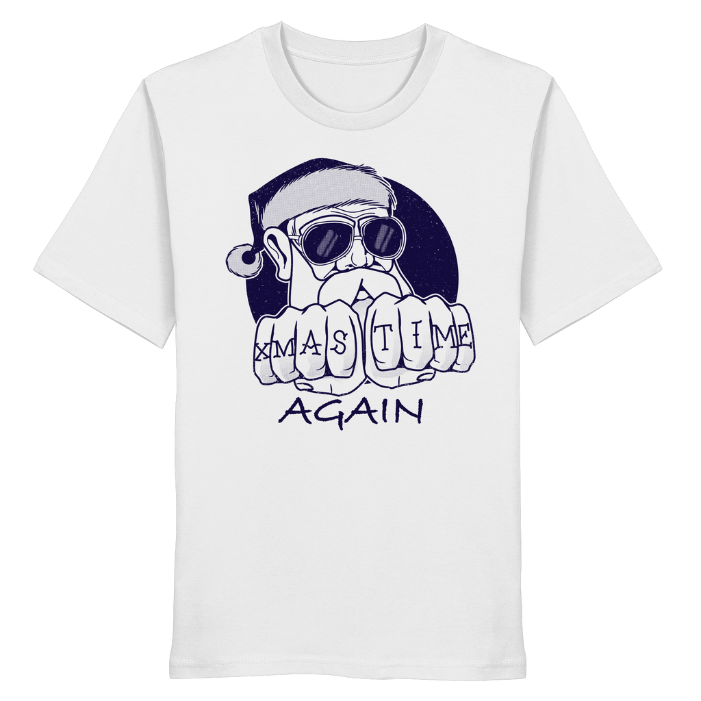 Weihnachtsshirt Cool Santa • Xmas Time Again • Bio-Unisex-T-Shirt