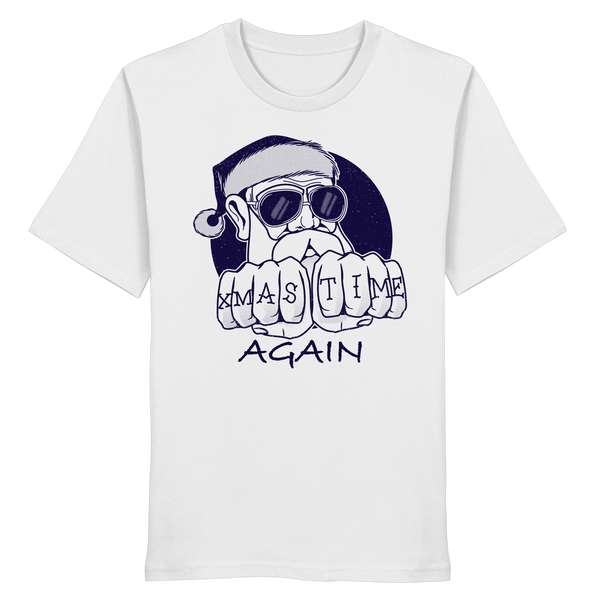 Weihnachtsshirt Cool Santa • Xmas Time Again • Bio-Unisex-T-Shirt