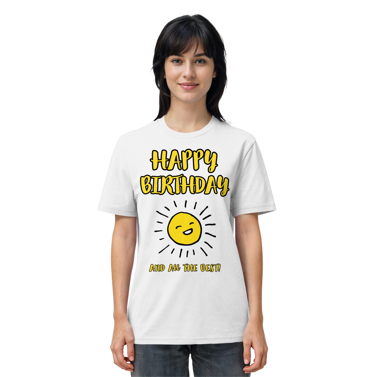 Geburtstagsshirt Happy Birthday and all the best • Bio-Unisex-T-Shirt