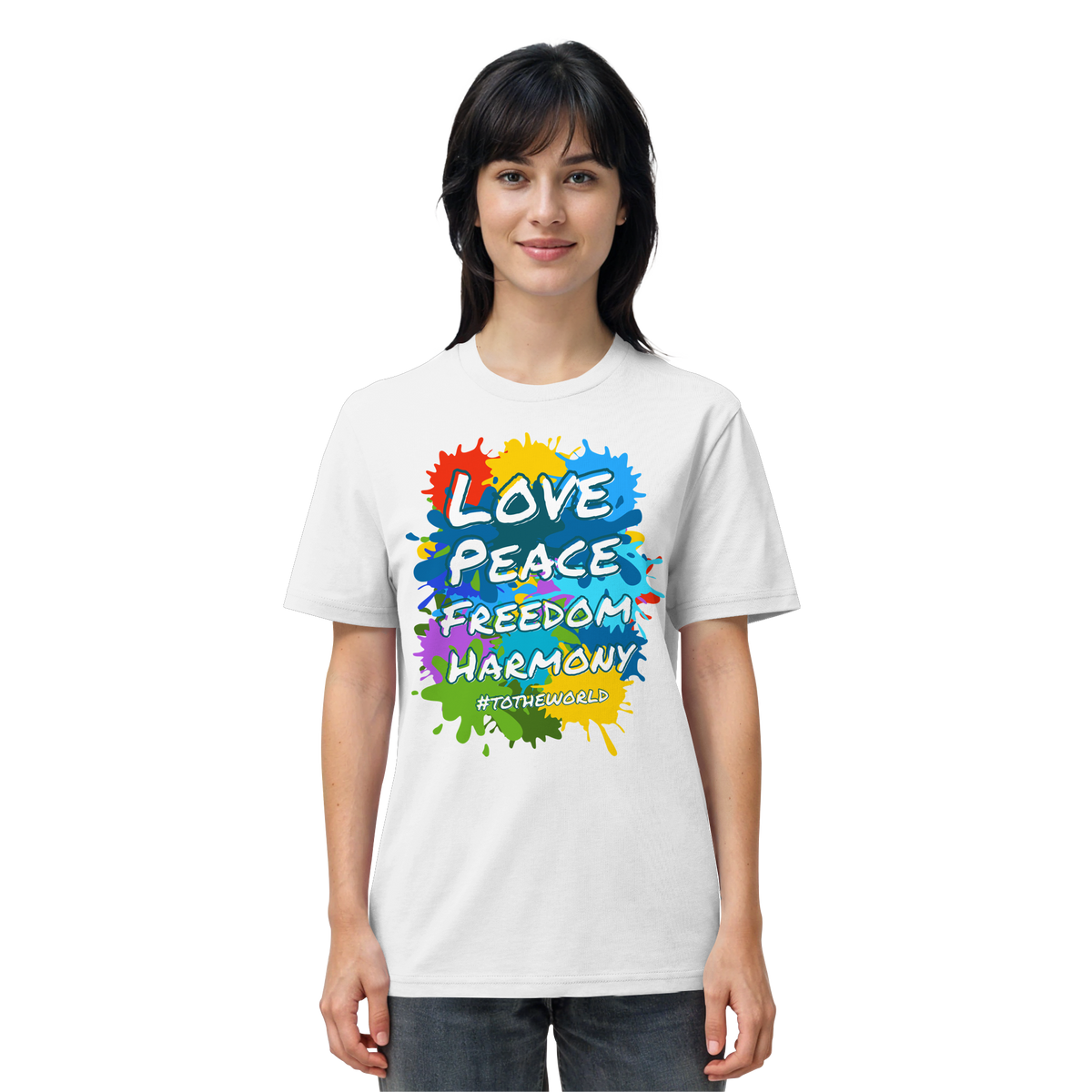 Peace-Shirt • Love Peace Freedom Harmony • Bio-Unisex-T-Shirt