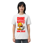 Lustiges T-Shirt mit Ente • Ohne Kaffee, ohne mich! • Bio-Unisex-Shirt