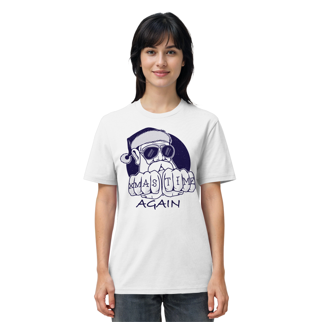 Weihnachtsshirt Cool Santa • Xmas Time Again • Bio-Unisex-T-Shirt