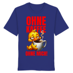 Lustiges T-Shirt mit Ente • Ohne Kaffee, ohne mich! • Bio-Unisex-Shirt
