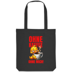 Jutebeutel mit Ente • Ohne Kaffee, ohne mich! • Bio-Stofftasche