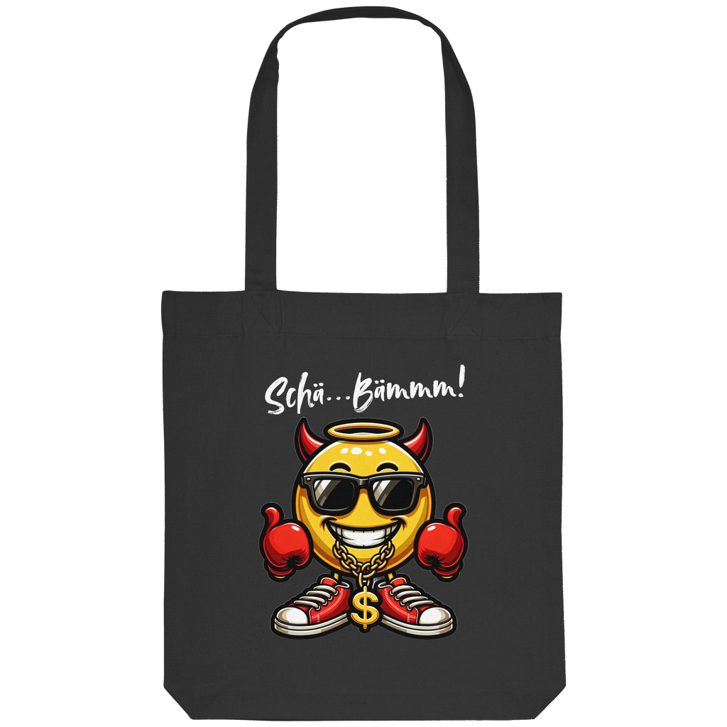 Jutebeutel mit Emoji • Schä…Bämmm! • Bio-Stofftasche
