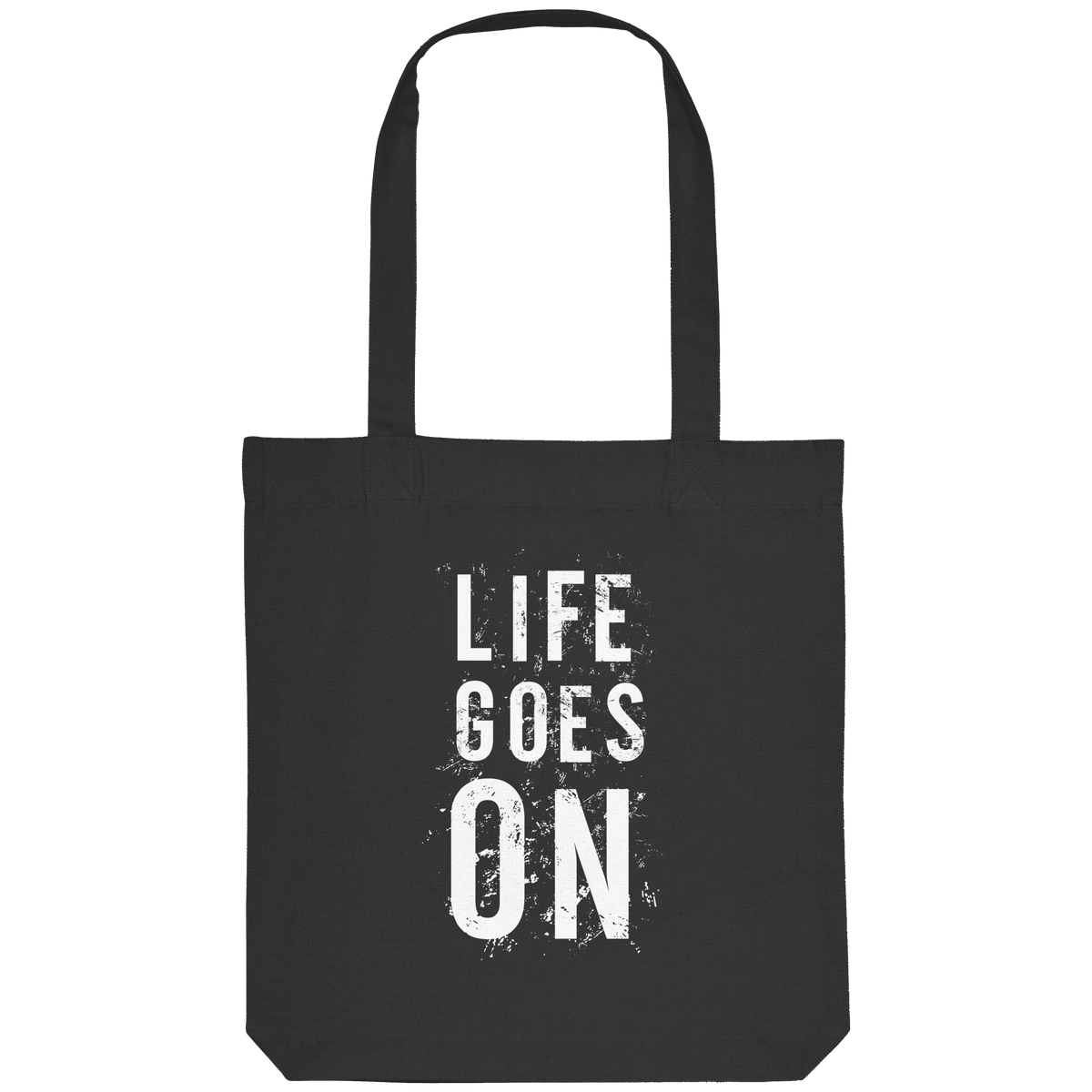 Jutebeutel • Life goes on • Bio-Stofftasche