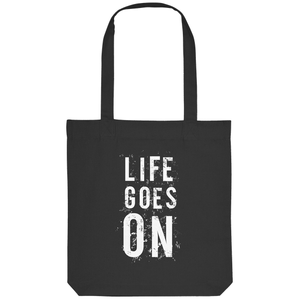 Jutebeutel • Life goes on • Bio-Stofftasche