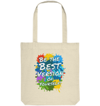 Jutebeutel • Be the best version of yourself • Bio-Stofftasche