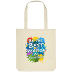 Jutebeutel • Be the best version of yourself • Bio-Stofftasche