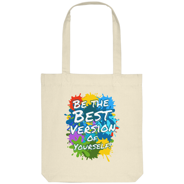 Jutebeutel • Be the best version of yourself • Bio-Stofftasche