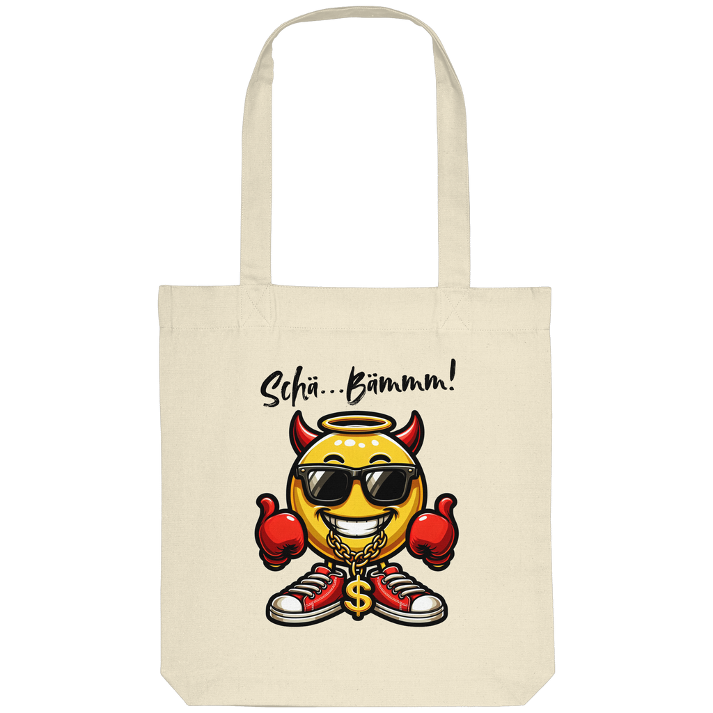 Jutebeutel mit Emoji • Schä…Bämmm! • Bio-Stofftasche