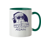 Weihnachtstasse Cool Santa • Xmas Time Again • 330 ml zweifarbig