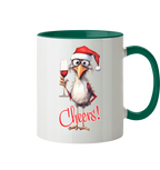 Weihnachtstasse • Santa Chicken Cheers! • 330 ml zweifarbig