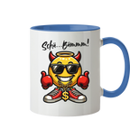 Lustige Tasse mit Emoji • Schä…Bämmm! • 330 ml zweifarbig
