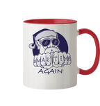 Weihnachtstasse Cool Santa • Xmas Time Again • 330 ml zweifarbig