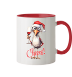Weihnachtstasse • Santa Chicken Cheers! • 330 ml zweifarbig