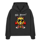 Damen Hoodie mit Emoji • Schä…Bämmm! • Bio-Boxcut