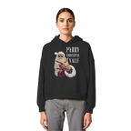 Weihnachts-Hoodie Damen Cool Santa • Merry Christmas y'all • Bio-Boxcut