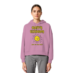 Geburtstags-Hoodie Damen Happy Birthday and all the best • Bio-Boxcut