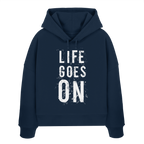 Damen Hoodie • Life goes on • Bio-Boxcut