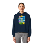 Motivations-Damen-Hoodie • Be the best version of yourself • Bio-Boxcut