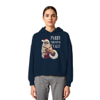 Weihnachts-Hoodie Damen Cool Santa • Merry Christmas y'all • Bio-Boxcut
