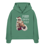 Weihnachts-Hoodie Damen Cool Santa • Merry Christmas y'all • Bio-Boxcut