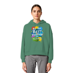 Motivations-Damen-Hoodie • Be the best version of yourself • Bio-Boxcut