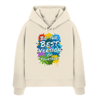 Motivations-Damen-Hoodie • Be the best version of yourself • Bio-Boxcut