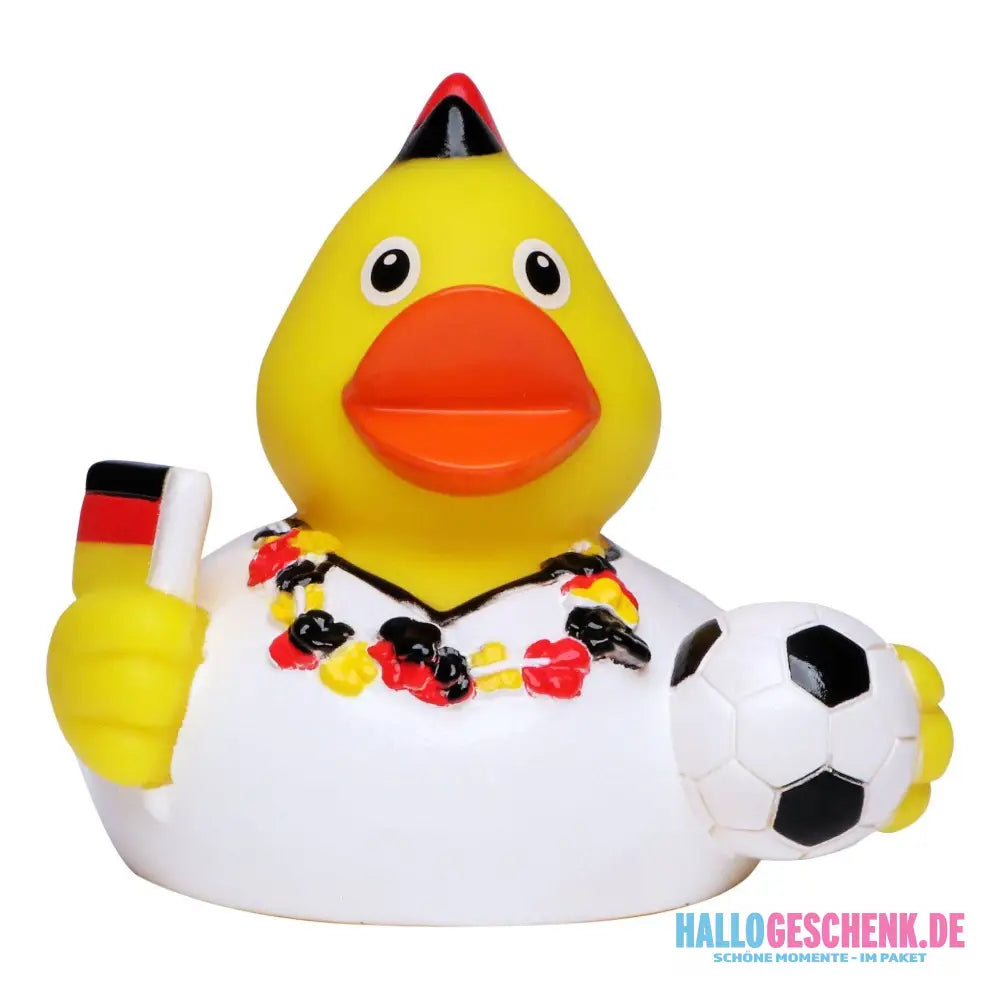 Fußball • Fan • Quietsche-Ente / Badeente
