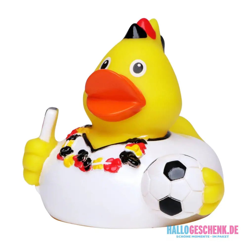 Fußball • Fan • Quietsche-Ente / Badeente