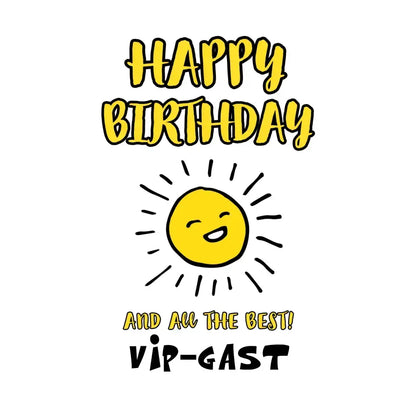 Geburtstag Design 2 • STICKER 20x20 cm (Aufkleber) - White / OneSize / ausgestanzter Sticker 20x20 cm (Aufkleber)
