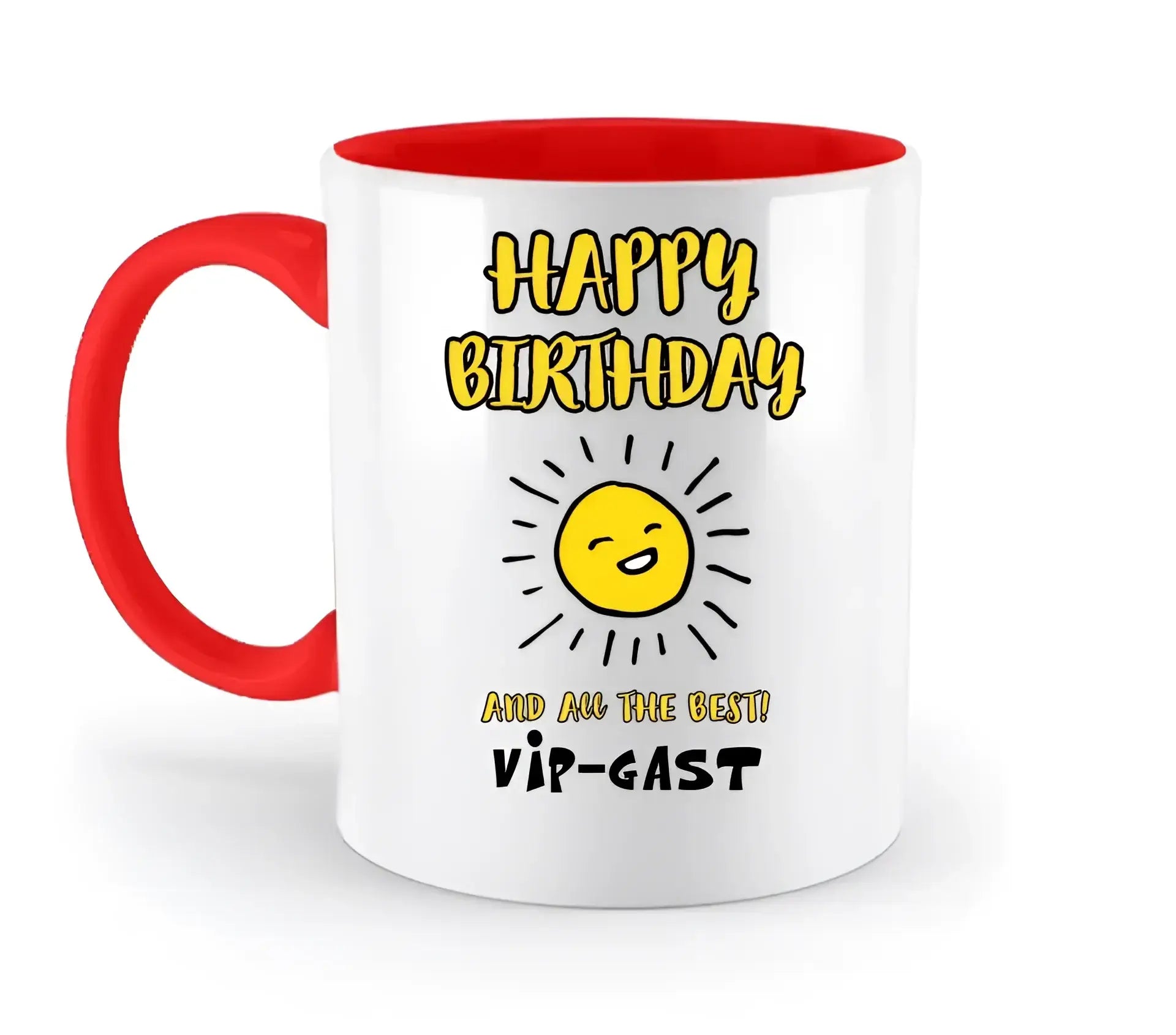 Geburtstag Design 2 • zweifarbige Tasse • Exklusivdesign • personalisiert