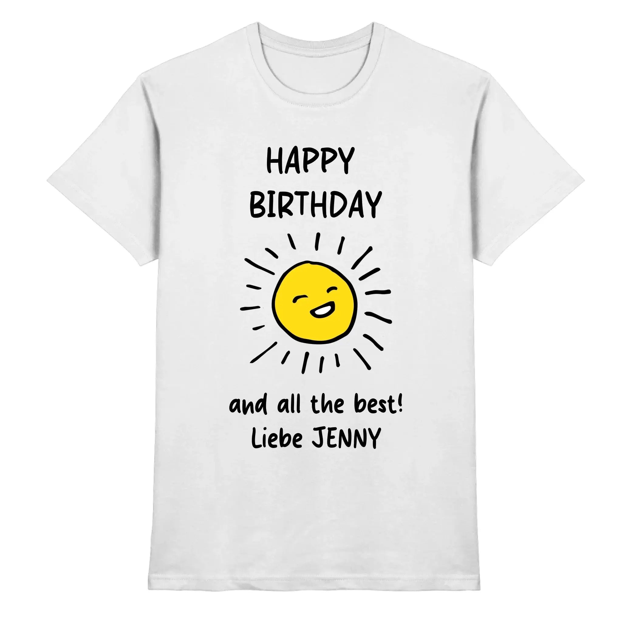 Geburtstag Motiv 1 • mehrere Artikel • ’Statement-Collection’ • Wunschtext • Mein - Premium Herren T-Shirt / White / XS