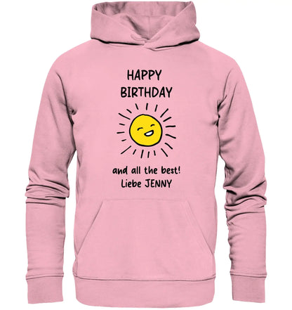 Geburtstag Motiv 1 • mehrere Artikel • ’Statement-Collection’ • Wunschtext • Mein - Unisex Hoodie • Bio Premium Plus
