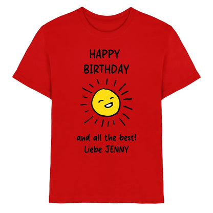 Geburtstag Motiv 1 • mehrere Artikel • ’Statement-Collection’ • Wunschtext • Mein - Premium Kinder T-Shirt / Red