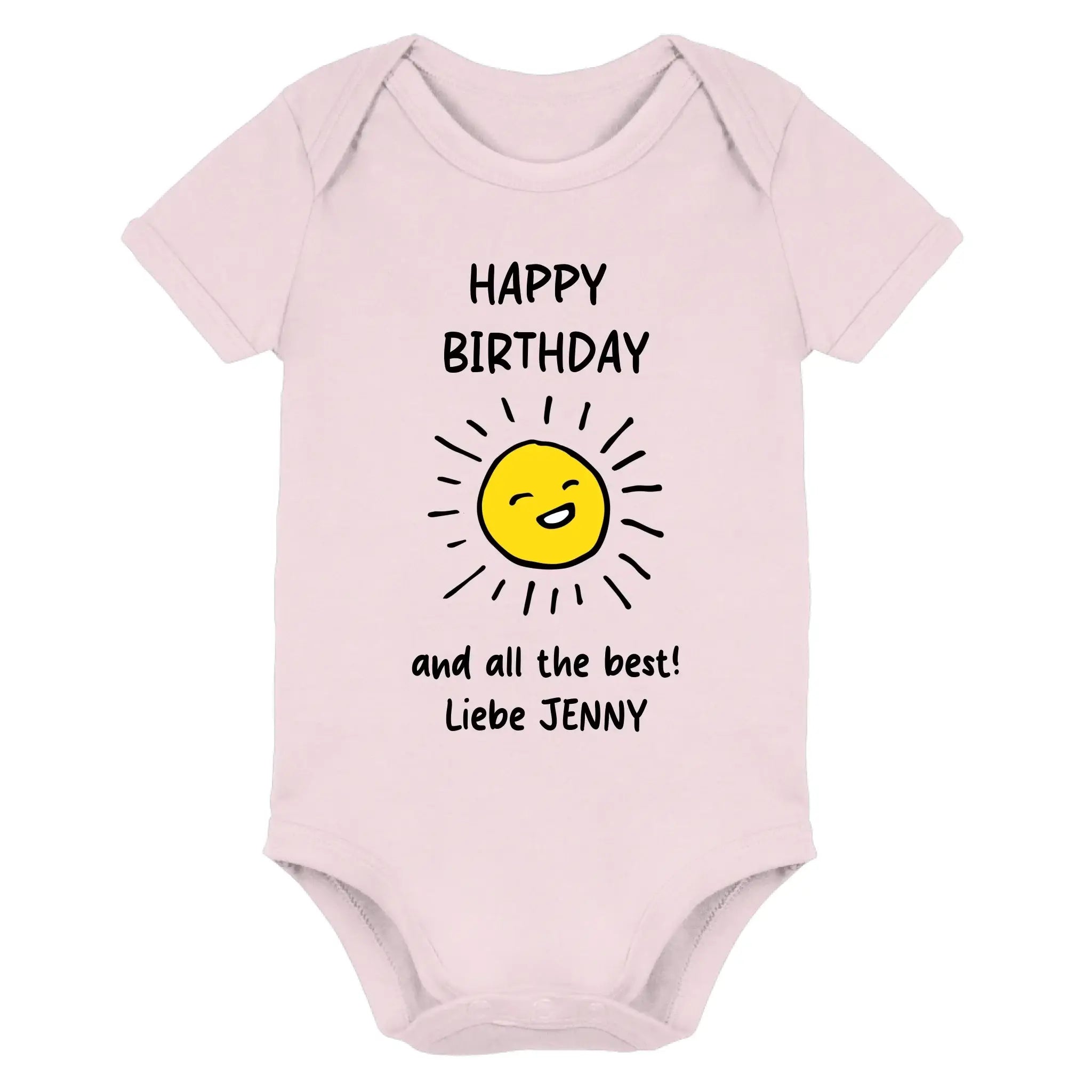 Geburtstag Motiv 1 • mehrere Artikel • ’Statement-Collection’ • Wunschtext • Mein - Premium Baby Bodysuit • Bio