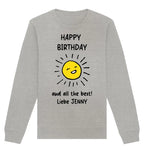 HalloGeschenk.de front-organic-basic-unisex-sweatshirt-c2c1c0-1116x