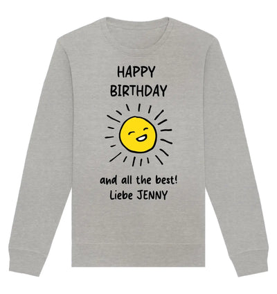 HalloGeschenk.de front-organic-basic-unisex-sweatshirt-c2c1c0-1116x