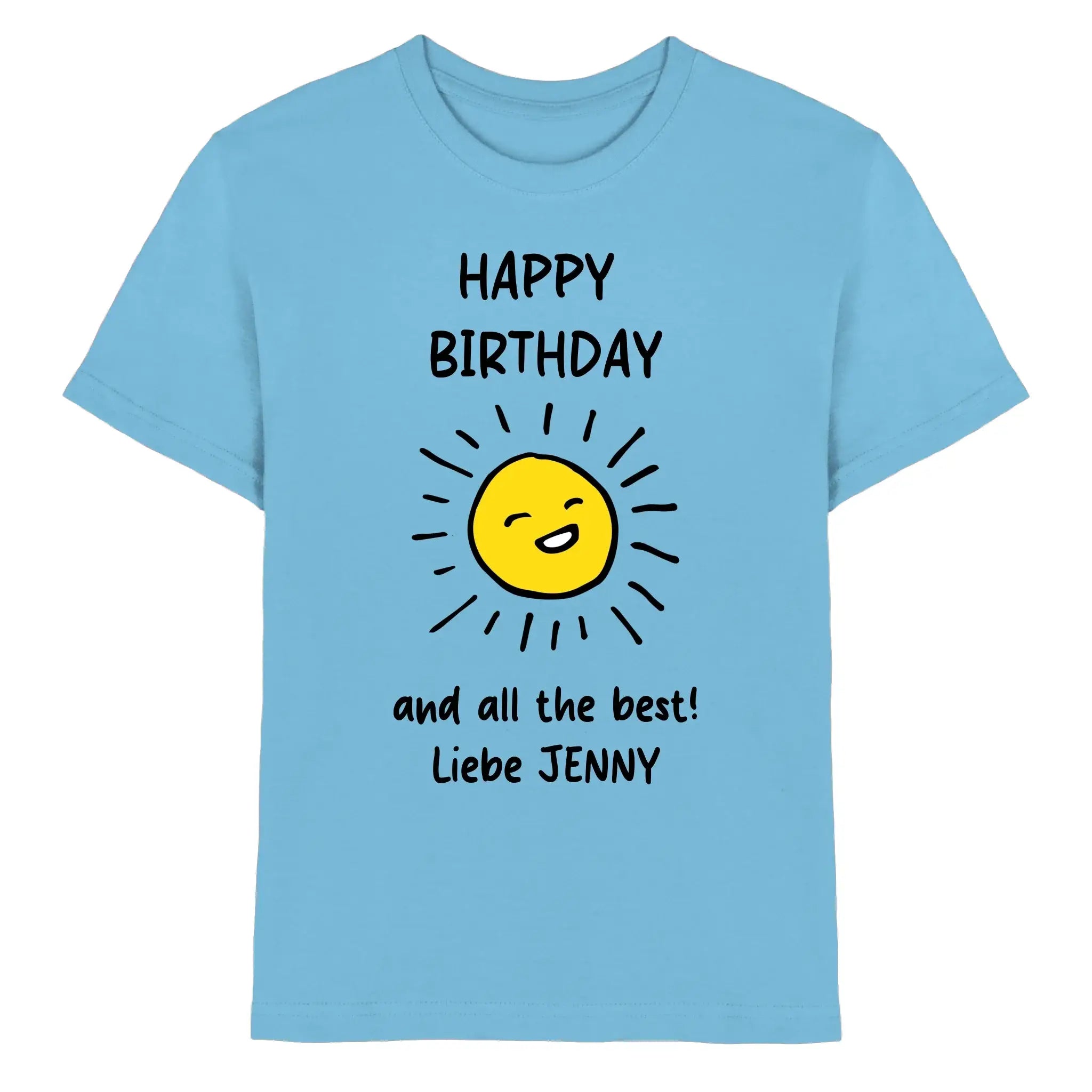 Geburtstag Motiv 2 • mehrere Artikel • ’Statement-Collection’ • Wunschtext • Mein - Premium Kinder T-Shirt / Sky-Blue