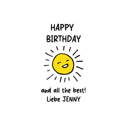 Geburtstag Motiv 4 • mehrere Artikel • ’Statement-Collection’ • Wunschtext • Mein - Motiv-Schreibtischunterlage