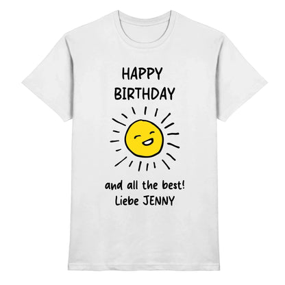 Geburtstag Motiv 4 • mehrere Artikel • ’Statement-Collection’ • Wunschtext • Mein - Premium Herren T-Shirt / White / XS