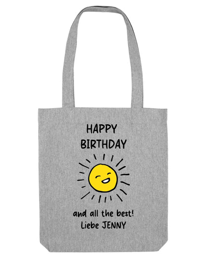 Geburtstag Motiv 6 ’Verwandte’-Boy • mehrere Artikel • ’Statement-Collection’ • Wunschtext • Mein - Stofftasche • Bio