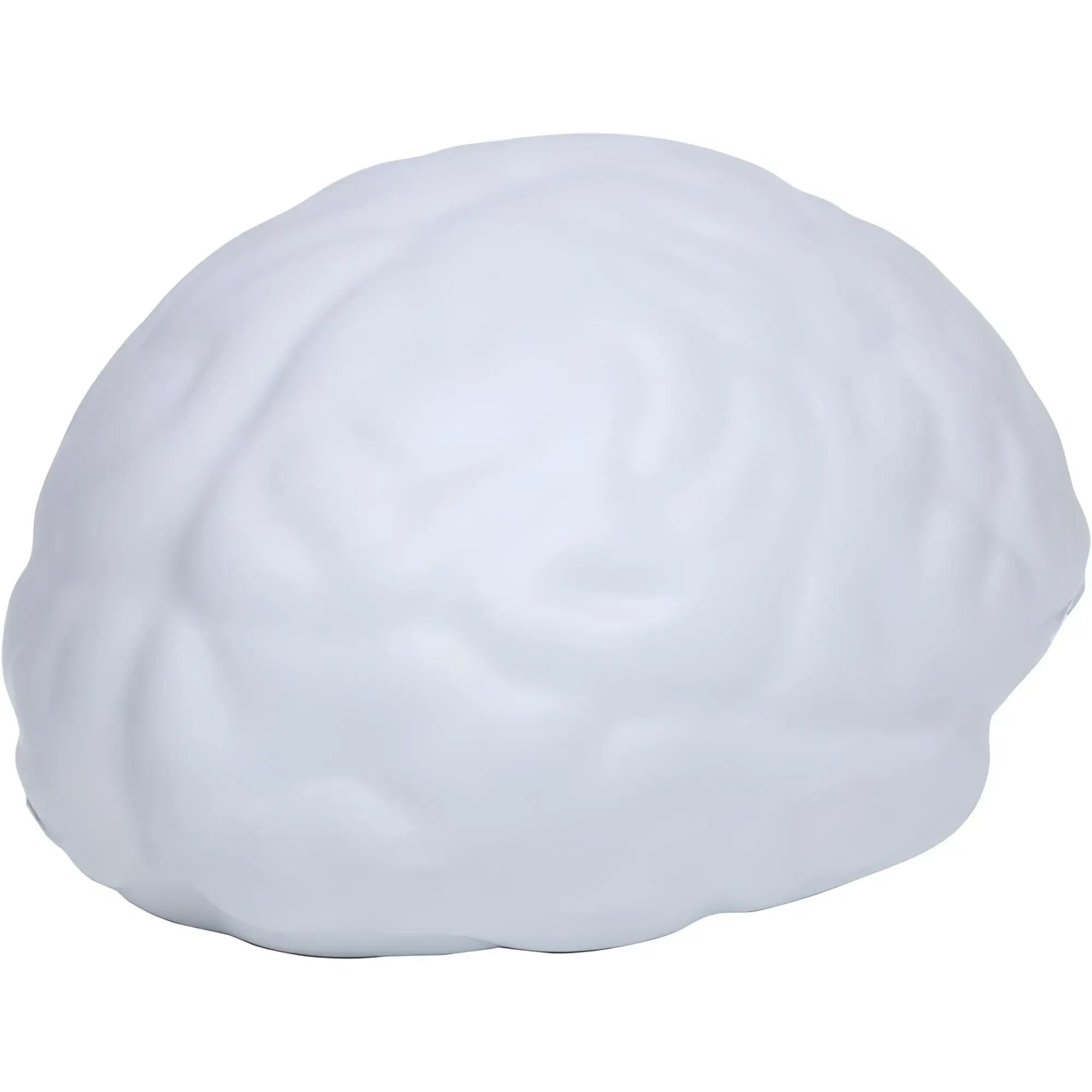 Weißes gehirn geformtes anti stress ball mit weicher struktur zum quetschen und entspannen