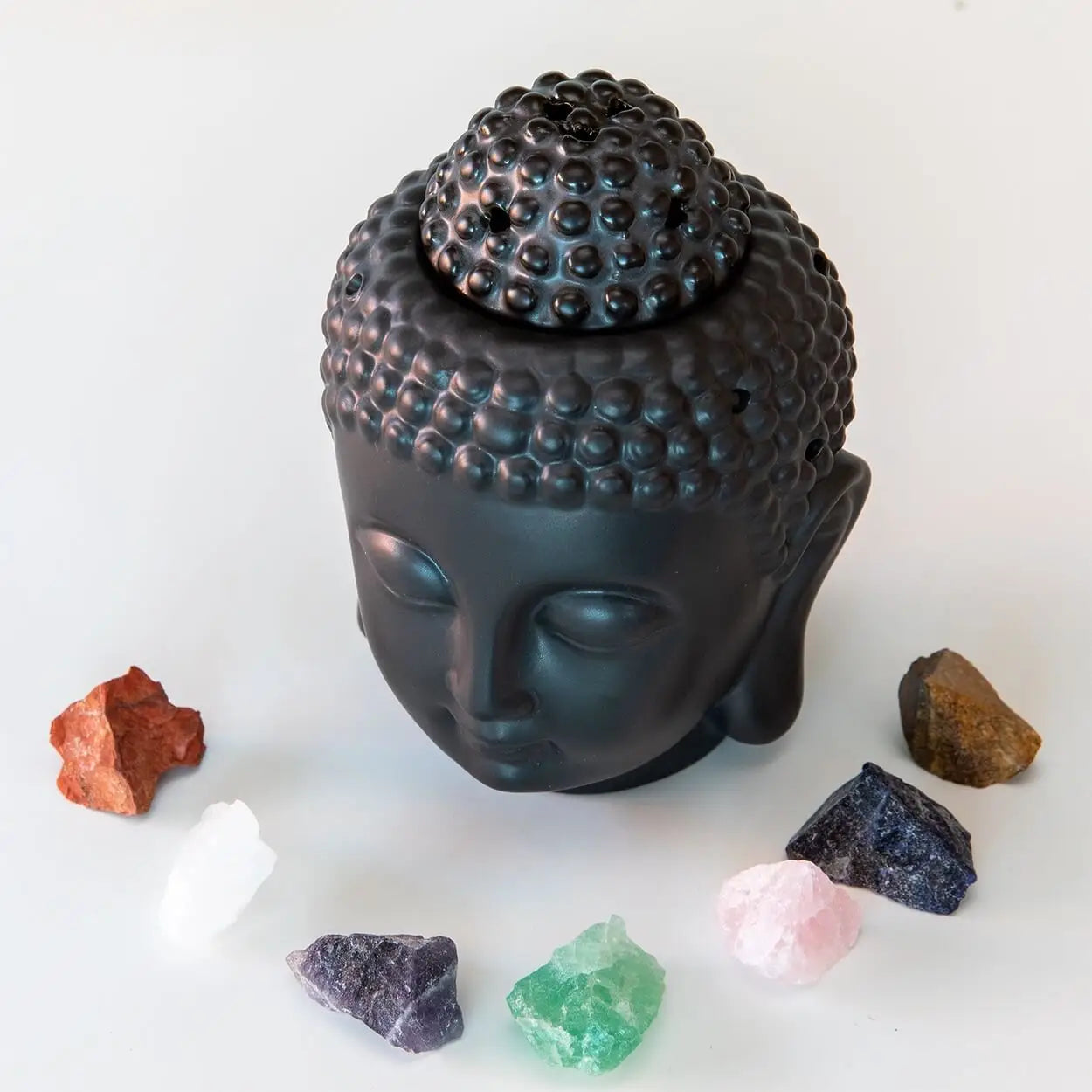 Geschenk Meditation │ Geschenkset für Chakra Meditation & Yoga - Buddha schwarz